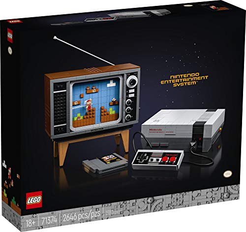 LEGO Nintendo Entertainment System 71374 Building Kit; Creative Set for Adults; Build Your Own LEGO NES and TV, New 2021 (2,646 Pieces)