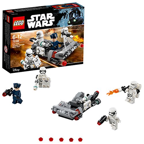 LEGO Star Wars - Pack de Batalla: Deslizador de transporte de la Primera Orden (75166)