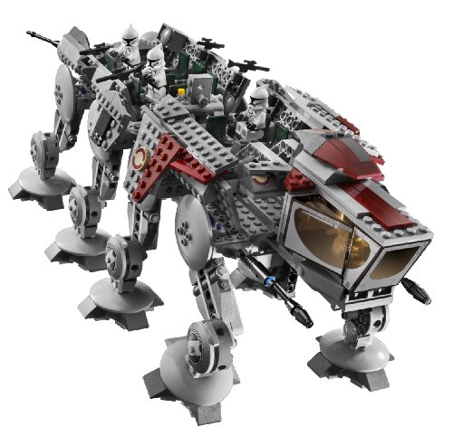 LEGO Star Wars - Republic Dropship con AT-OT Walker, Juguete de Construcción con Vehículos Basados en la Saga de la Guerra de las Galaxias (10195)