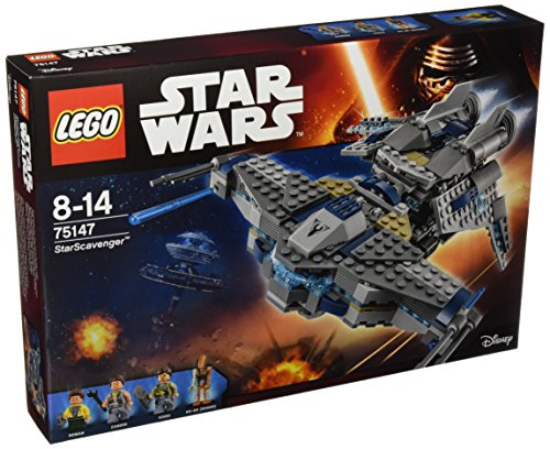 LEGO Star Wars - StarScavenger, Juguete de Construcción de Nave Espacial de la Saga La Guerra de las Galaxias (75147)