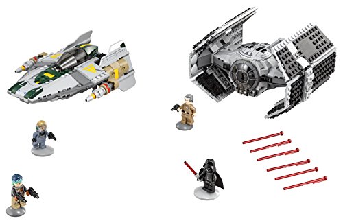 LEGO Star Wars Vader's TIE Advanced vs. A-Wing Starfighter 75150 by LEGO