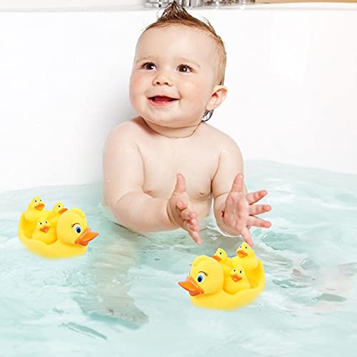 Lencyotool Juguetes De Bañera Flotantes De Pato Amarillo Patos De Goma Amarillos Juego De Baño Familiar De Pato Amarillo Patos De Baño Juguetes De Baño para Bebés