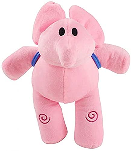 LETAMG Animales de Peluche Lindos Little P You You You You Pocoyo Pull Barto Duck Puppy Lula Elli Elephant Doll Boy Girl Gift(28cm,Ellie The Elefante)