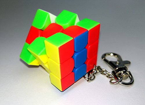 LEVEL25 Llavero cubo mágico cube puzzle regalo original 3x3, 3x3x3, velocidad