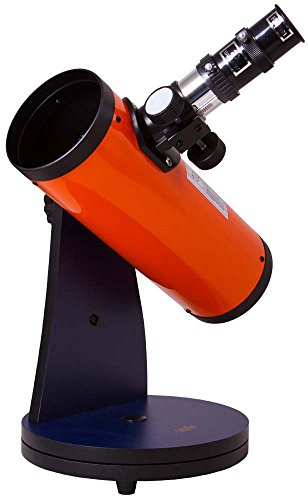 Levenhuk Telescopio LabZZ D1 para Niños, de Fácil Uso, con Montura Dobsoniana Giratoria de Sobremesa y un Poder de Aumento de 100x