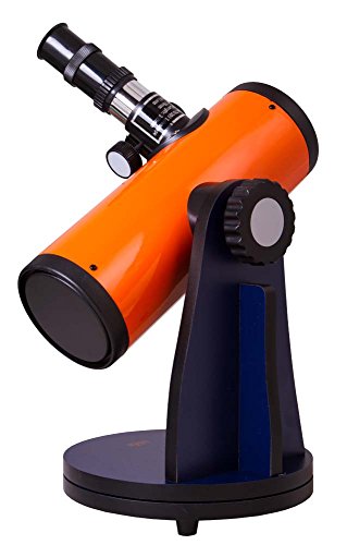 Levenhuk Telescopio LabZZ D1 para Niños, de Fácil Uso, con Montura Dobsoniana Giratoria de Sobremesa y un Poder de Aumento de 100x