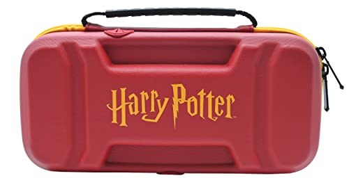 LEXIBOOK LEXIBOOK-MFA62HP Funda Protectora Harry Potter para Consola y Accesorios, A Prueba de Golpes, Rojo