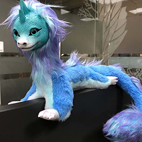 Leyenda de búsqueda de dragones, muñeca de raptor de dibujos animados de simulación Dragon Sisu Figura, muñeca de dragón con cabello, película y entornos de televisión, juguete para niñas y niños