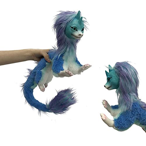 Leyenda de búsqueda de dragones, muñeca de raptor de dibujos animados de simulación Dragon Sisu Figura, muñeca de dragón con cabello, película y entornos de televisión, juguete para niñas y niños