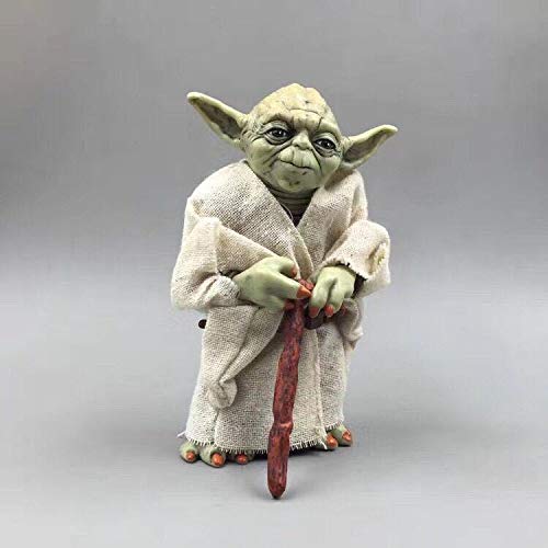 LHFD Muletas Yoda, The Child, Baby Yoda, 13 cm, Figuras Infantiles, Adornos, Juguete de coleccionista, Muletas Yoda.