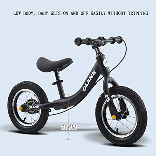 LHQ-HQ Deportes al aire libre de los niños Bike Balance Scooter 26 años de edad los niños Asiento regulable en altura Ruedas Andador AirFilled de goma for niños pequeños sin pedal de ciclomotores bici