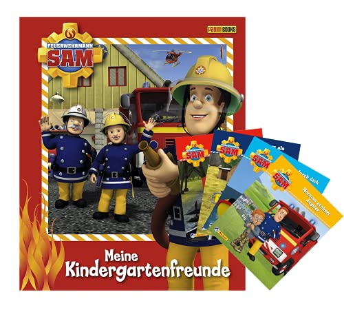 Libro de amigos de Sam el bombero (libro de amigos) + 4 minilibros, libro infantil a partir de 3 años