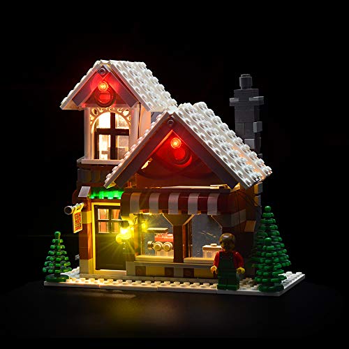 LIGHTAILING Conjunto de Luces (Creator Winter Toy Shop ) Modelo de Construcción de Bloques - Kit de luz LED Compatible con Lego 10249(NO Incluido en el Modelo)