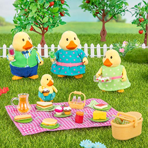 Li’l Woodzeez – Set de Picnic – Set de 29 Piezas con Personajes de Animales, Comida de Juguete y Accesorios – Figuras en Miniatura a Sets de Juego para Niños Mayores de 3+