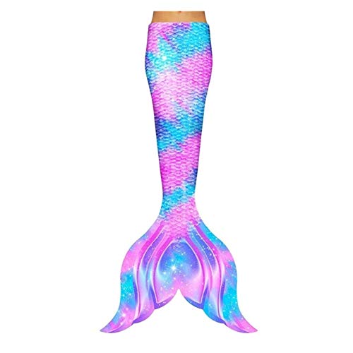 lilili Cola De Sirena Mujer para Nadar Adultas De Baño Disfraz De Cosplay Princesa Sirena Fiesta Cola de Sirena de natación (Color : Style J, Size : Tailored)