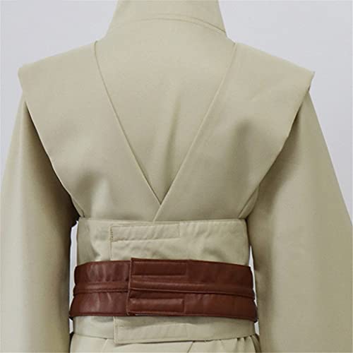 lilongjiao Cine estrella Jedi Caballero Costume Cosplay Mace Windu Robe Obi Wan Kenobi Wars Uniforme Anakin Skywalker Trajes Capa Halloween (Color : Brown, Size : L)