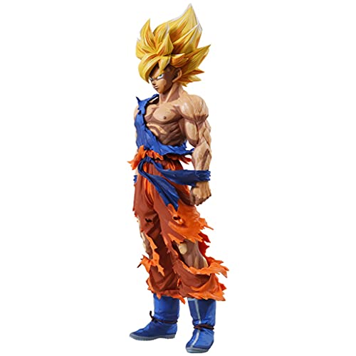 lilongjiao Dragon Ball Z Super Master Stars Piece Manga Dimensiones Super Saiyan Goku, 33 cm