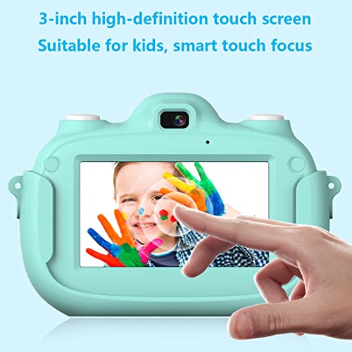 LINXHE Cámara for niños, Niños Digital Video Cámara Juguetes 3 Pulgadas HD Pantalla táctil for Regalos de Festival de cumpleaños, Soporte Selfie for Juegos de Interior al Aire Libre (Color : Blue)