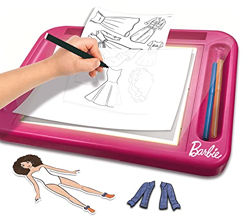 Lisciani Barbie Taller de Moda, con muñeca incluida-88645-Juego Creativo para niñas a Partir de 4 años (88645)