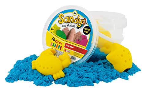 Lisciani - Sandy Cubo mágico - Arena màgica coloreada 1 kg - Juego creativo para niños a partir de 3 años