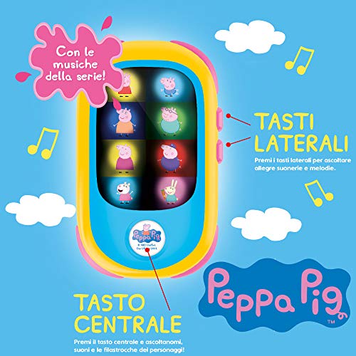 Liscianigiochi Peppa Pig Baby-Smartphone LED (80229)