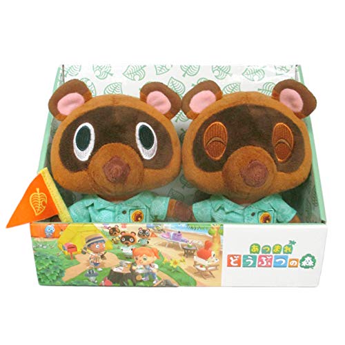 Little Buddy Animal Crossing New Horizons 5.5 Inch Timmy & Tommy Plush Set