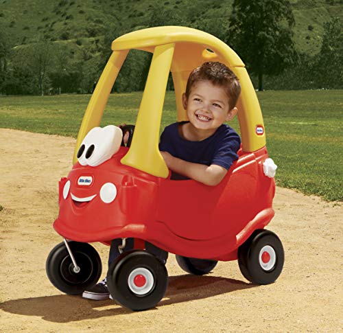 Little Tikes Cozy Coupe - Ride-on para Niños, con los Pies en el Suelo, Mini Coche de Empuje con Claxon Real, Botón de Arranque y Tapón de Gasolina, Edad 18+ meses