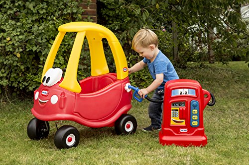 Little Tikes Cozy Coupe - Ride-on para Niños, con los Pies en el Suelo, Mini Coche de Empuje con Claxon Real, Botón de Arranque y Tapón de Gasolina, Edad 18+ meses