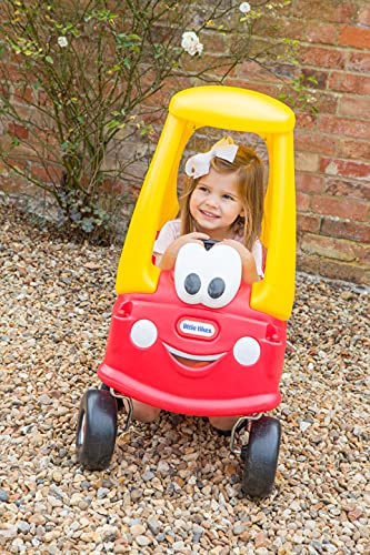 Little Tikes Cozy Coupe - Ride-on para Niños, con los Pies en el Suelo, Mini Coche de Empuje con Claxon Real, Botón de Arranque y Tapón de Gasolina, Edad 18+ meses