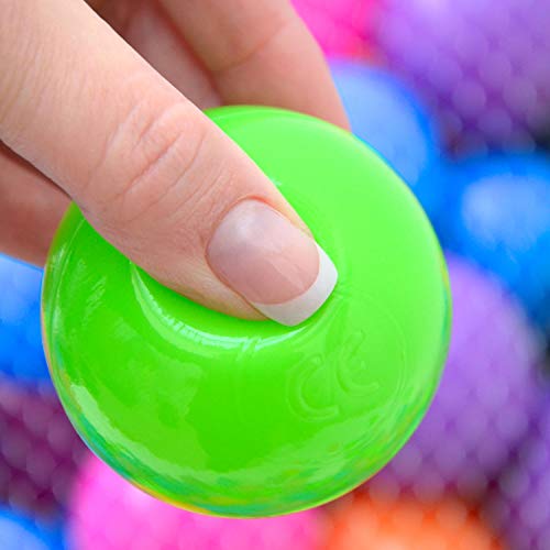 LittleTom 800 Pelotas de Color Ø 6 cm para llenar Piscinas de Bolas para bebés