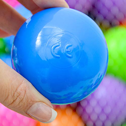 LittleTom 800 Pelotas de Color Ø 6 cm para llenar Piscinas de Bolas para bebés