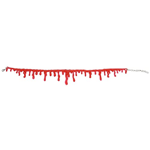 liulishop Suministros de Halloween Collar de Sangre de Halloween Mujeres Chokers Collares Party Decorations Horror Props Niños Juguete Regalo Casa Haunted Decoraciones de Halloween (Color : B)