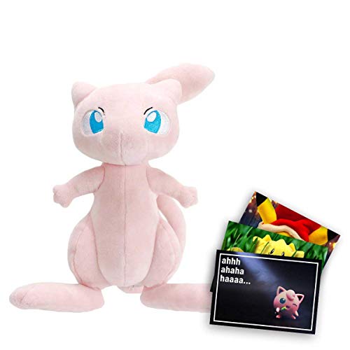 Lively Moments Pokemon Mew - Peluche (20 cm, incluye tarjeta de felicitación gratuita)