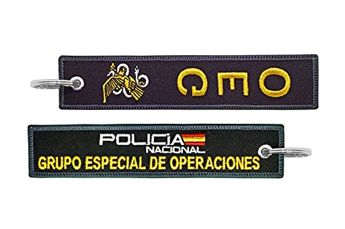 Llavero GEO Grupo Especial de Operaciones unidad de élite del Cuerpo Nacional de Policía CNP de España