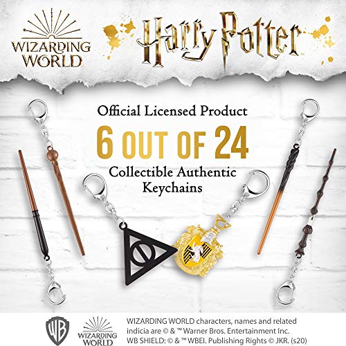 Llaveros de Harry Potter juego de 6 - Incluye llaveros de varita de Minerva McGonagall, Remus Lupin, Neville Longbottom y más - Regalos y accesorios de Harry Potter de PMI