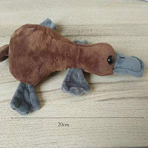 lliang Juguete de Peluche Juguete de Felpa de simulación de 11 cm Ornitorrinco Acolchado Suave Peluche de Dibujos Animados Animal Niños Niño Niña Juguete Regalo Peluche