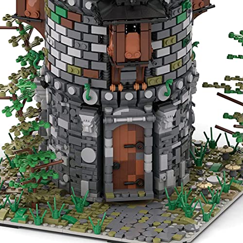 Loads Juego de construcción de torre de mago, MOC-50724, 9555 piezas, modelo de castillo de mago