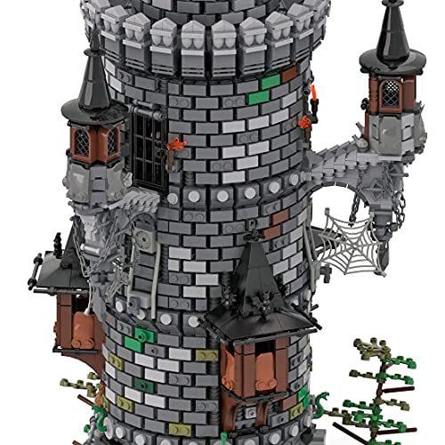 Loads Juego de construcción de torre de mago, MOC-50724, 9555 piezas, modelo de castillo de mago