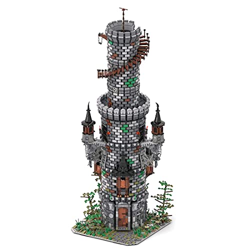 Loads Juego de construcción de torre de mago, MOC-50724, 9555 piezas, modelo de castillo de mago