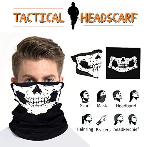 Locisne Juego de Accesorios Juguetes para Juegos tácticos niños Incluye 1 Bolso de Cintura,2 muñequeras dardo1 Máscara Facial Calavera,1 cinturón dardo para N-Strike Elite Series