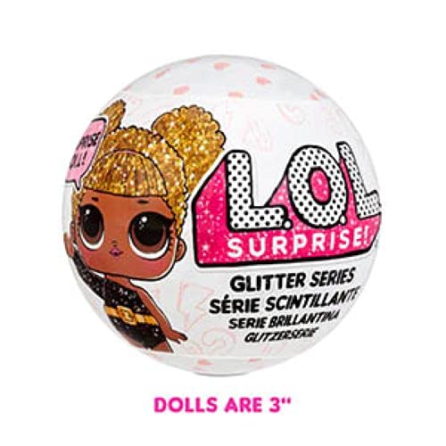 LOL Surprise Glitter Paquete Exclusivo de 3 muñecas, Serie 4, Surtido - con más de 20 sorpresas Que Incluyen Outfit, Accesorios y más - para coleccionar - Edad: 4+ años