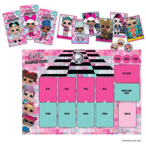 L.O.L Surprise!-LOL Surprise Dance Off Starter Set-Colecciona, intercambia Cromos para niños-Incluye tapete de Juego, póster e Instrucciones. -para coleccionar-Edad: 4+ años 578215FR