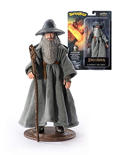 Lord of the Rings Figura Bendyfigs El Señor de los Anillos Gandalf, Color Mehrfarbig (Noble Collection 849421006839)