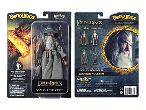 Lord of the Rings Figura Bendyfigs El Señor de los Anillos Gandalf, Color Mehrfarbig (Noble Collection 849421006839)