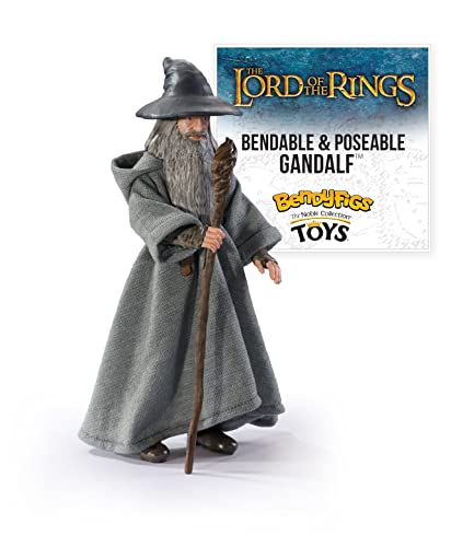 Lord of the Rings Figura Bendyfigs El Señor de los Anillos Gandalf, Color Mehrfarbig (Noble Collection 849421006839)