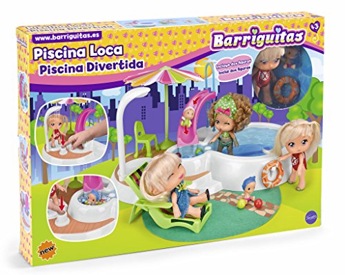 los Barriguitas- Piscina, Multicolor, (Famosa 700014184)