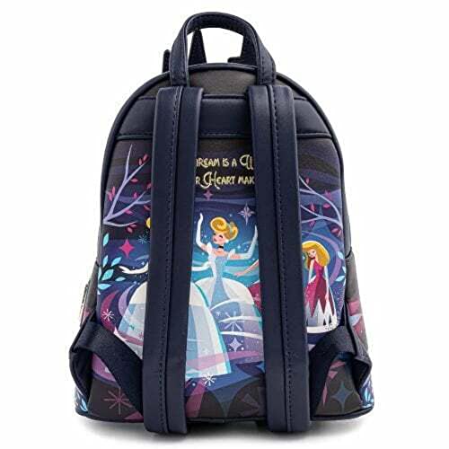 Loungefly Disney Cinderella Castle Mini Mochila, Multi, Talla única,