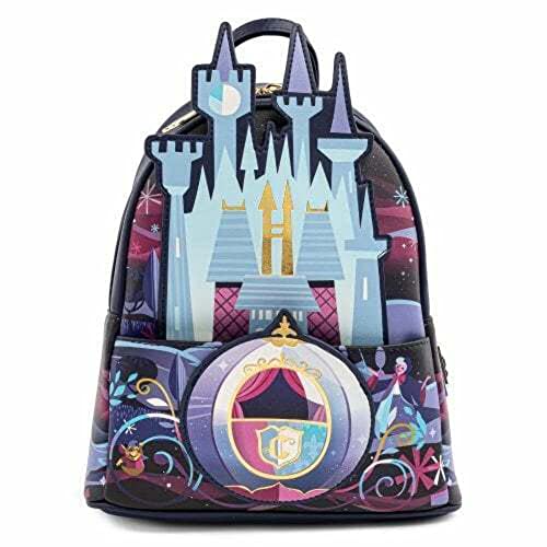 Loungefly Disney Cinderella Castle Mini Mochila, Multi, Talla única,