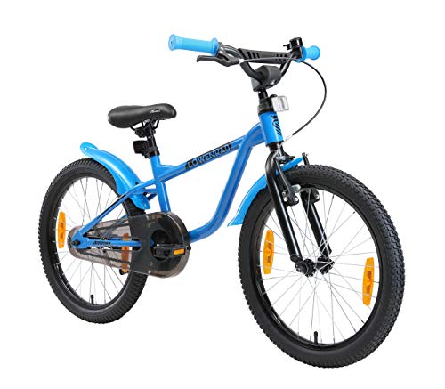 LÖWENRAD Bicicleta Infantil para niños y niñas a Partir de 6 años | Bici 20" Pulgadas con Frenos | Azul