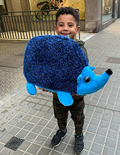 LOYFER Peluche para Bebe. Peluche Erizo de 55cm (Azul)